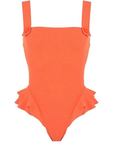 Clube Bossa Barres One-piece Swimsuit - Orange