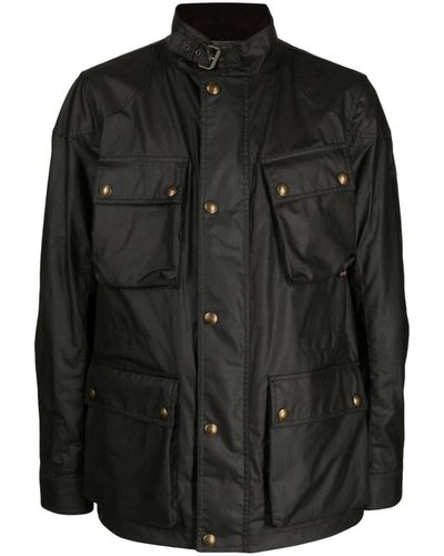 Belstaff Gewachste Fieldmaster Jacke - Schwarz