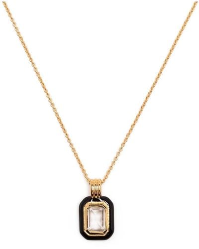 Missoma Crystal Quartz-pendant Necklace - Metallic