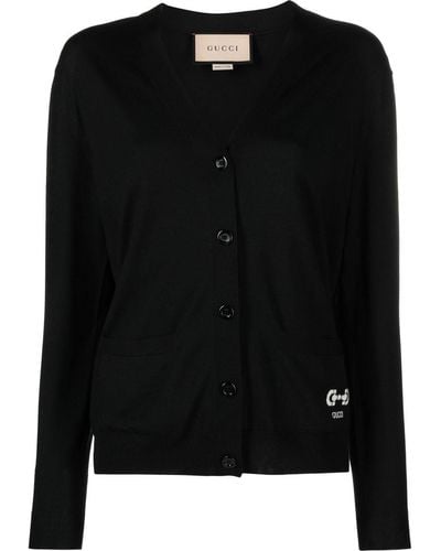 Gucci Button-up Vest - Zwart