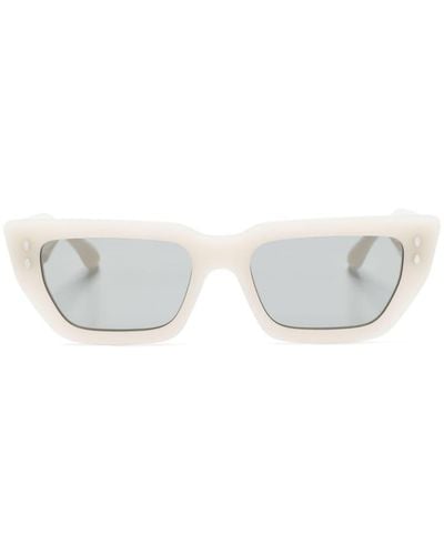 Isabel Marant Rectangle-frame Sunglasses - White