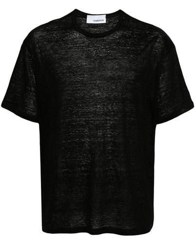 Costumein T-shirt en coton à manches courtes - Noir