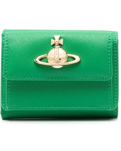 Vivienne Westwood Orb Bi-fold Wallet - Green