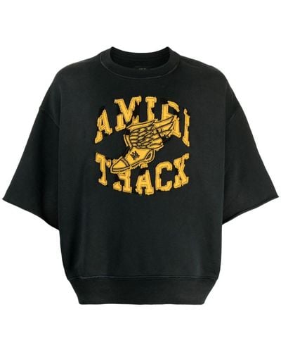 Amiri Sweater Met Logopatch - Zwart