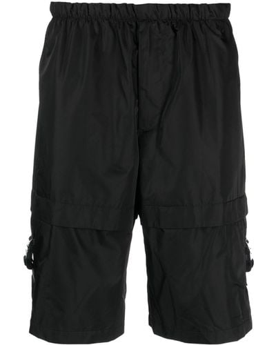 Givenchy 4g-motif Slip-on Deck Shorts - Black
