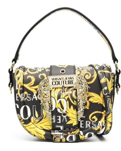 Versace Baroque-buckle Tote Bag - Metallic