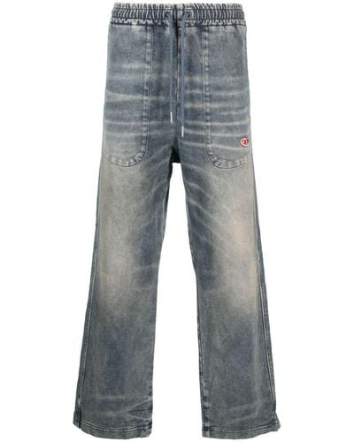 DIESEL D-martians Straight-leg Jeans - Blue
