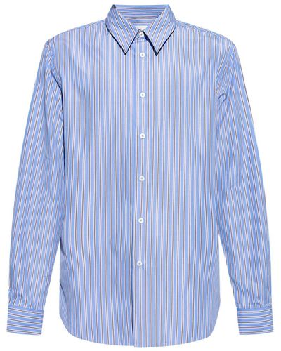 Paul Smith Striped Cotton Shirt - Blue