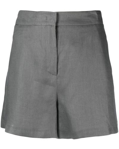 Blanca Vita High-waisted Tailored Shorts - Grey