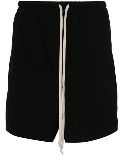 Rick Owens Phleg Organic-cotton Shorts - Black