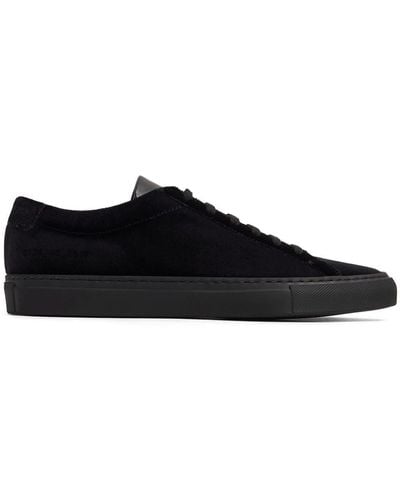 Common Projects Sneakers aus Samt - Schwarz