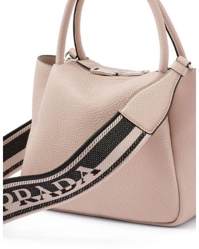 Prada logo-embossed Tote Bag - Farfetch