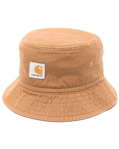 Carhartt Heston Cotton Bucket Hat - Natural