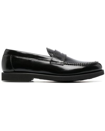 Sebago Slip-on 24mm Leather Loafers - Black