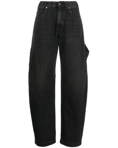 DARKPARK Mid-rise Wide-leg Jeans - Black