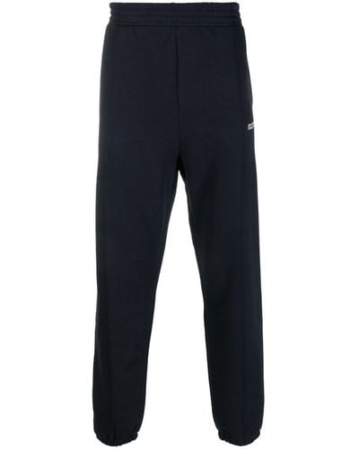 Tommy Hilfiger Monotype Logo-embroidered Track Pants - Blue