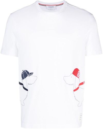 Thom Browne グラフィック Tシャツ - ホワイト