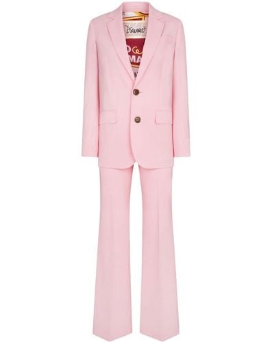 DSquared² Tailored Single-breast Suit - Pink