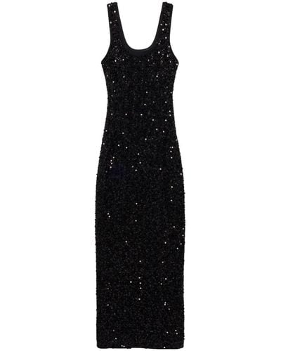 Jonathan Simkhai Dione Sequin-embellished Gown - Black