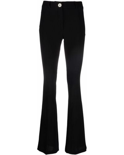 Philipp Plein Elegant Flared Trousers - Black
