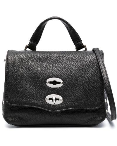 Zanellato Postina Mini Leather Bag - Black