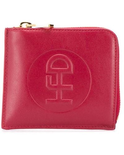 Honey Fucking Dijon Embossed Logo Wallet - Red