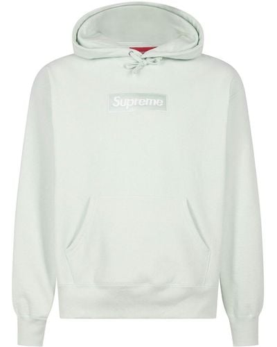 Supreme Fw23 Light Green パーカー - ホワイト