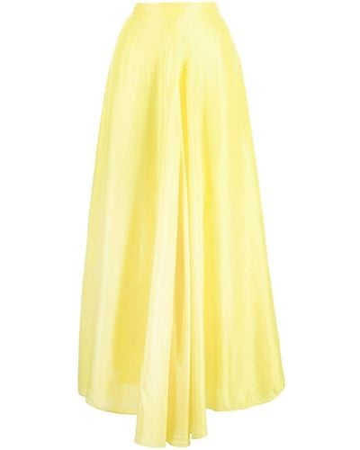 Forte Forte High-waisted Long Skirt - Yellow