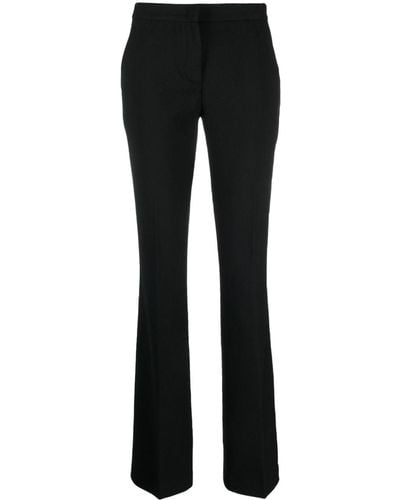 Twin Set Pantalon de tailleur à taille haute - Noir