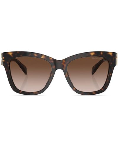 Michael Kors Empire Square-frame Sunglasses - Brown