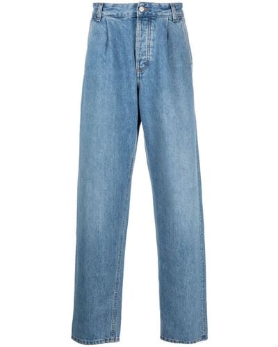 Another Aspect Straight Jeans - Blauw