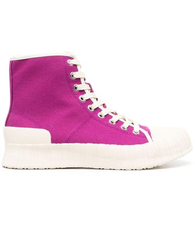 Camper Roz Canvas High-top Sneakers - Pink