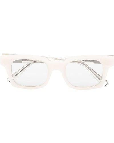 Kuboraum Lunettes de soleil teintées à monture carrée - Gris