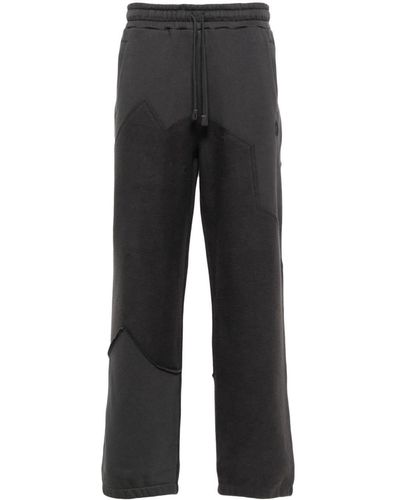 Objects IV Life Thought Bubble Panelled Track Trousers - Black