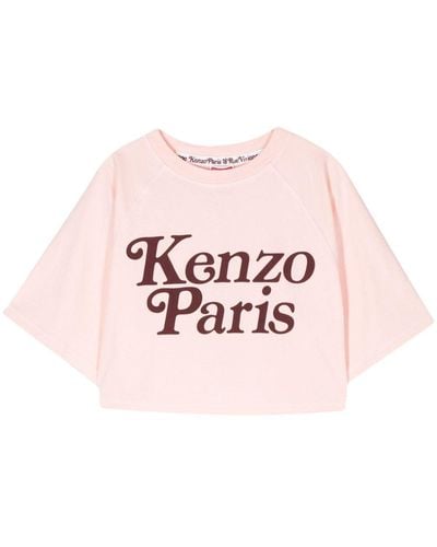 KENZO By Verdy Cropped-T-Shirt - Pink