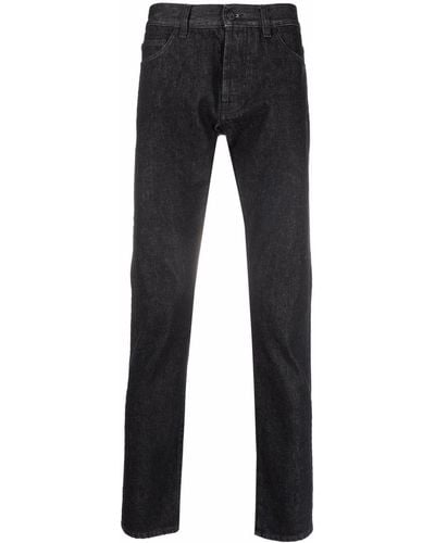 Marcelo Burlon Straight-leg Cotton Jeans - Black