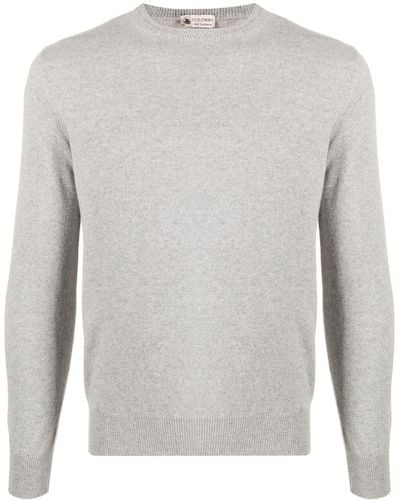 Colombo Slim-fit Cashmere Sweater - Gray
