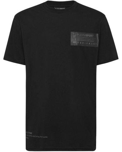 Philipp Plein Ls Round-Neck T-Shirt - Black