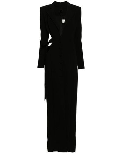 Jean Louis Sabaji Cut-out Tailored-design Gown - Black