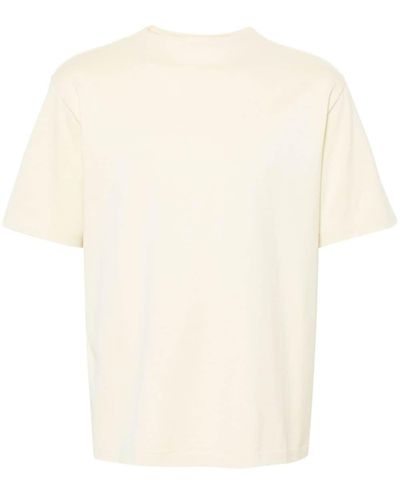 AURALEE Luster Plaiting Cotton T-shirt - White