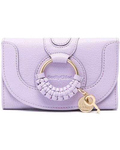 See By Chloé Hana Compact Wallet - Purple