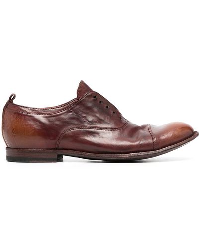 Officine Creative Stereo 1 Leather Brogues - Brown