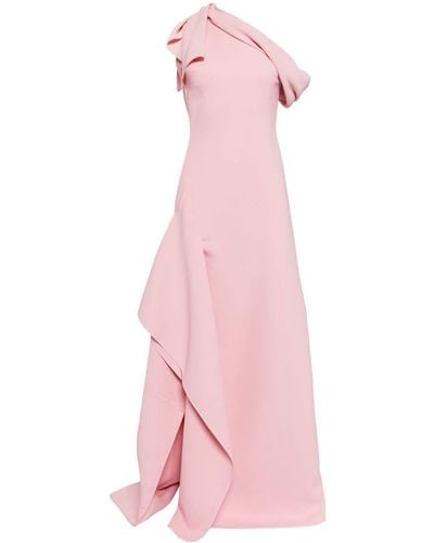 Maticevski One-shoulder A-line Gown - Pink