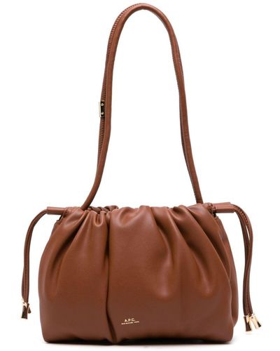 A.P.C. Ninon Schultertasche - Braun