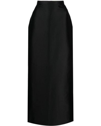 Sachin & Babi Isolde Satin-finish Skirt - Black