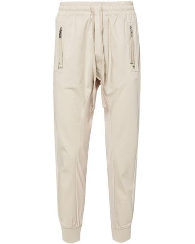 Thom Krom M St 425 Drop-crotch Tapered Trousers - Natural