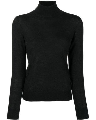 N.Peal Cashmere Cashmere Roll-neck Sweater - Black