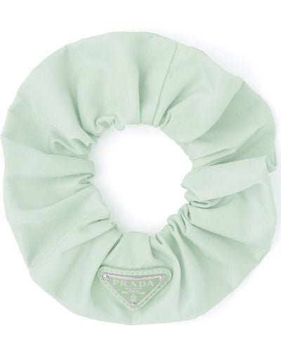 Prada Scrunchie Met Logo - Groen