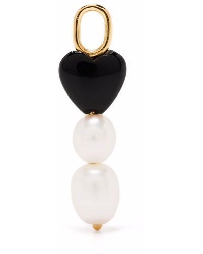 Maria Black Queen Embellished Charm - White
