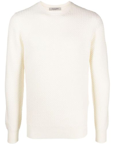 Fileria Crew-neck Wool Sweater - White